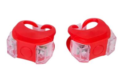 Велосипедна мигалка Velotrade BC-RL8002 Red біле + червоне світло LED 2 шт