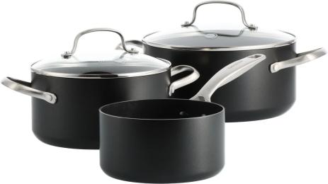Набір каструль GreenPan Copenhagen (CC005215-001) Black 5 предметів
