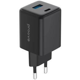 Адаптер живлення для телефона Proove Pocket GaN 45W (Type-C + USB) Black