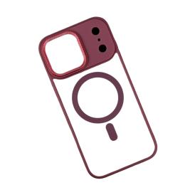 Чохол-накладка Infinity MagSafe Corrugated Cover для iPhone 17 Pro Bordeaux