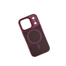 Чохол-накладка Infinity MagSafe Matte Cover для iPhone 17 Pro Max Bordeaux