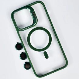 Чохол-накладка Infinity Stand Camera MagSafe для iPhone 14 Pro Max Green