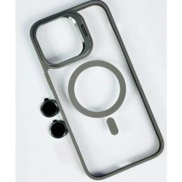 Чохол-накладка Infinity Stand Camera MagSafe для iPhone 15 Gray