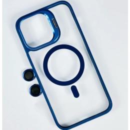 Чохол-накладка Infinity Stand Camera MagSafe для iPhone 15 Blue