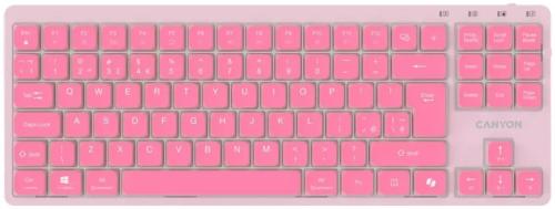 Клавіатура Canyon OnType 10 Pink (CNS-HKB10P) Eng
