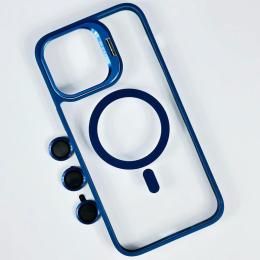 Чохол-накладка Infinity Stand Camera MagSafe для iPhone 15 Pro Max Blue