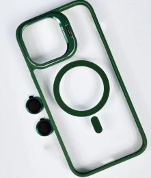 Чохол-накладка Infinity Stand Camera MagSafe для iPhone 16 Green