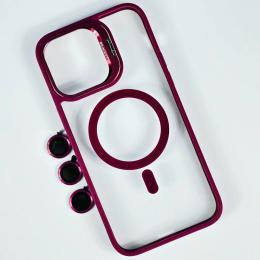 Чохол-накладка Infinity Stand Camera MagSafe для iPhone 16 Pro Bordeaux