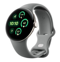 Смарт-годинник Google Pixel Watch 3 41 mm LTE Champagne Gold Aluminum Case/Hazel Active Band