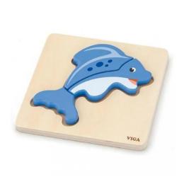 Пазл Viga Toys Пазл Рибка 59934 вкладиш