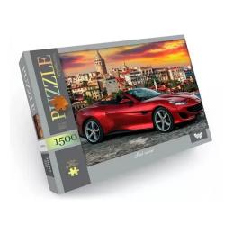 Пазл Danko Toys C1500-04-01-10 Червоне авто 1500 елементів класичний