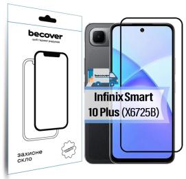 Захисне скло BeCover Glass для Infinix Smart 10 Plus (X6725B) Black (713726)