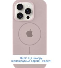 Чохол-накладка EpiK Silicone Case Full Protective (AA) V2 with MagSafe для Apple iPhone 16 (6.1) Lavender