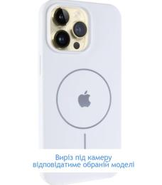 Чохол-накладка EpiK Silicone Case Full Protective (AA) V2 with MagSafe для Apple iPhone 16 Pro (6.3) White