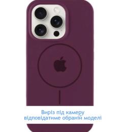 Чохол-накладка EpiK Silicone Case Full Protective (AA) V2 with MagSafe для Apple iPhone 16e (6.1) Plum