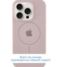 Чохол-накладка EpiK Silicone Case Full Protective (AA) V2 with MagSafe для Apple iPhone 16e (6.1) Lavender