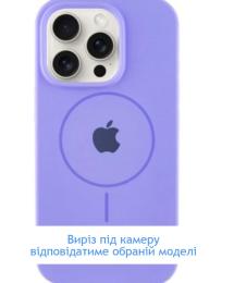 Чохол-накладка EpiK Silicone Case Full Protective (AA) V2 with MagSafe для Apple iPhone 16e (6.1) Lilac