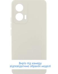 Чохол-накладка Lakshmi Silicone Cover Full Camera (AAA) для Motorola Moto G15 4G White