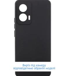 Чохол-накладка Lakshmi Silicone Cover Full Camera (AAA) для Motorola Moto G15 4G Black