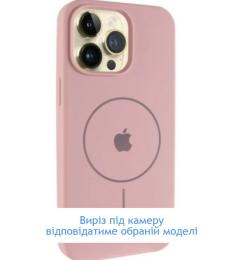 Чохол-накладка EpiK Silicone Case Full Protective (AA) V2 with MagSafe для Apple iPhone 17 Pro Max (6.9) Pink Sand