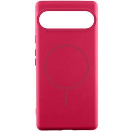 Чохол-накладка Lakshmi Silicone Cover (AA) with MagFit для Google Pixel 9/9 Pro Rose Red