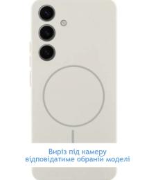Чохол-накладка Lakshmi Silicone Cover Full Camera (AA) with MagFit для Samsung Galaxy S25 Edge White