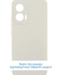 Чохол-накладка Lakshmi Silicone Cover Full Camera (AAA) для Motorola Moto G85 White