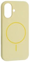 Чохол-накладка Infinity Silicone Case with MagSafe for iPhone 17 Custard Yellow