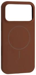 Чохол-накладка Infinity Silicone Case with MagSafe for iPhone 17 Pro Max Brown