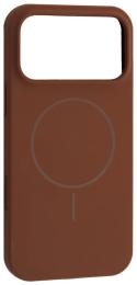Чохол-накладка Infinity Silicone Case with MagSafe for iPhone 17 Pro Brown