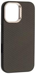 Чохол-накладка Infinity KEVLAR STYLE MagSafe для iPhone 17 Black
