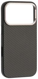 Чохол-накладка Infinity KEVLAR STYLE MagSafe для iPhone 17 Pro Max Black