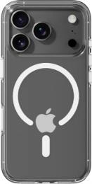 Чохол-накладка Rock Crystal Shield Transparent Magnetic Protection Case для iPhone 17 Pro Max Transparent