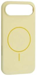 Чохол-накладка Infinity Silicone Case with MagSafe for iPhone 17 Air Custard Yellow