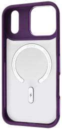 Чохол-накладка Proove Clear Essence Case with Magnetic Ring iPhone 17 Pro Deep Purple