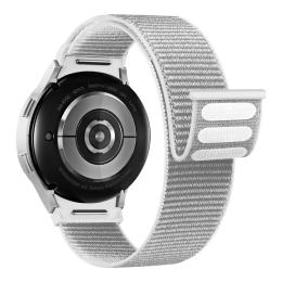 Ремінець для смарт-годинника ArmorStandart Nylon Band для Samsung Galaxy Watch 7/FE/6/6 Classic/5/5 Pro/4/4 Classic White (ARM86852)