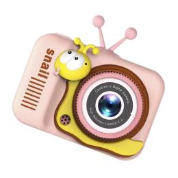 Дитячий фотоапарат Infinity Snail Children fun Camera 6 + Pink