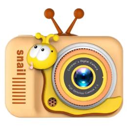 Дитячий фотоапарат Infinity Snail Children fun Camera 6 + Peach