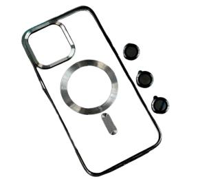 Чохол-накладка Infinity Magnetic для iPhone 17 Black + захист камери