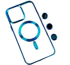 Чохол-накладка Infinity Magnetic для iPhone 17 Air Blue + захист камери