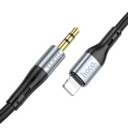 Аудіо-кабель Hoco HOCO UPA22 iP silicone digital audio conversion cable Black
