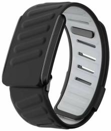 Ремінець для фітнес-браслету Infinity Soft-Touch Silicone для Whoop 3.0/4.0 Black Light Gray