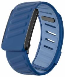 Ремінець для фітнес-браслету Infinity Soft-Touch Silicone для Whoop 3.0/4.0 Dark Blue Light Blue