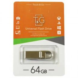 Флеш память T&amp;G 027 Metal Series TG027-64G Gold 64 GB USB 2.0
