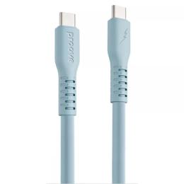 Дата-кабель Proove Eternal USB Type-C (тато) - USB Type-C (тато), 1m Light Blue