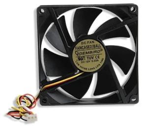 Кулер для ПК Gembird FANCASE-2 Ball Black