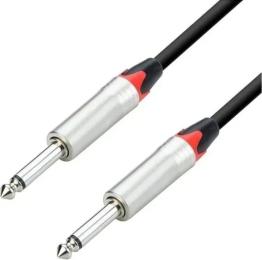Аудіо-кабель ABCCABLS MA019L1 jack 6.3mm (тато)  -  jack 6.3 (тато) 1 m