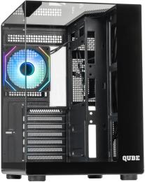 Корпус для ПК QUBE AQUARIUM ARGB Black (AQUARIUM_GBNU3)