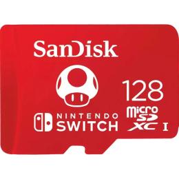 Карта памяті SanDisk 128 GB microSDXC для Nintendo Switch (SDSQXAO-128G-GNCZN)