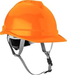 Каска захисна Neo Tools пластик ABS, пряжка для регулювання, помаранчева (97-225)